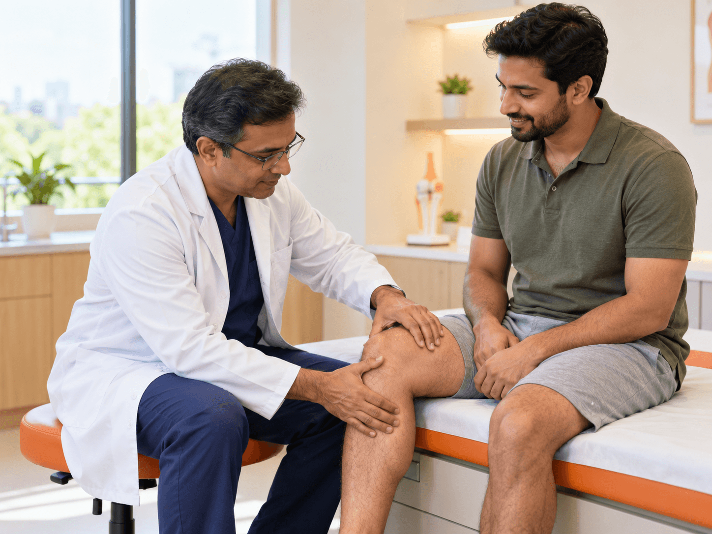 Illustration-or-consultation-image-showing-a-knee-joint-assessment